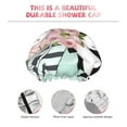 thumbnail image 5 of Balery Cute Panda Shower Caps, Double Layer Waterproof Shower Cap, Double Layers Reusable Shower Cap With Soft Comfortable For Long Thick Hair Soft Bath Shower Hair Caps, 5 of 9