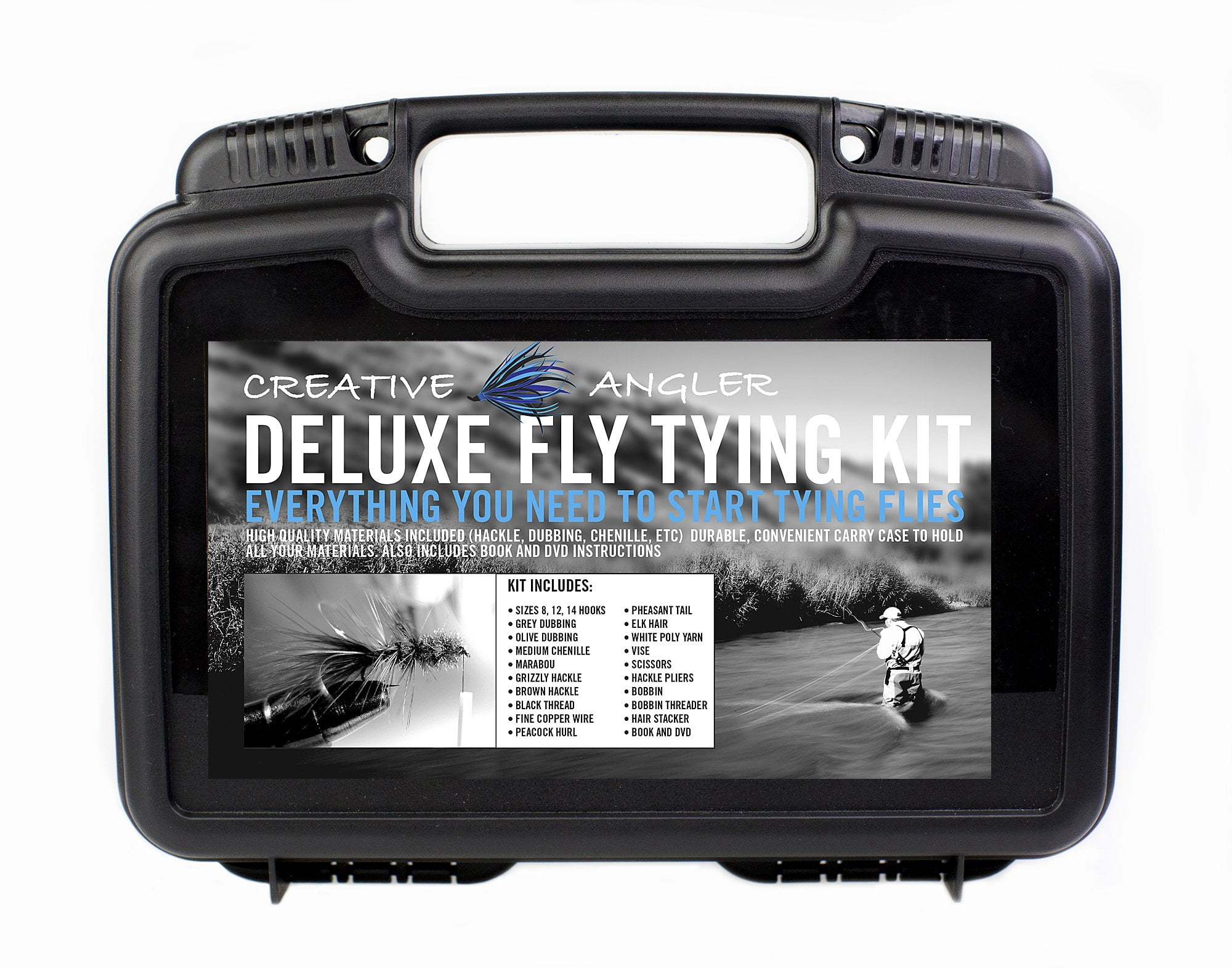 Creative Angler Deluxe Fly Tying Kit for Tying Flies. Our Most Popular Fly Tying Kit