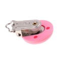 thumbnail image 3 of Paquete de 2-4 chupetes de bebé, Clip redondo de silicona para chupete, cierre de soporte de Metal, color rosa 2 piezas, 3 of 8