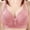 #0139-Pink, variant on Xuncatan Women's Push Up Soft Cup Lace Bras Wirefree Jacquard Back Support Posture Anti-sagging Comfortable Breathable Bra Christmas gifts