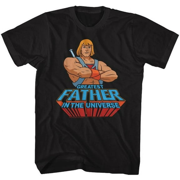 Masters Of The Universe Greatest Dad Black Adult T-Shirt 3Xlt