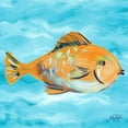 thumbnail image 3 of DeRice, Julie 20x20 Black Modern Framed Museum Art Print Titled - Fish Underwater II, 3 of 5