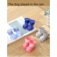 thumbnail image 3 of 1set/2pairs Gray Dog Rain Shoes & Cat Rain Shoes For Outdoors Anti-Skid Anti-Wear Shoes That Don'T Fall & Keep Clean, 3 of 5