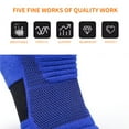 thumbnail image 6 of Hehanda 6 Pairs of Men's Towel Bottom Non-Slip Sports Boat Socks Outdoor Basketball Socks Running Socks, 6 of 7
