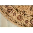 thumbnail image 4 of Nourison Nourison 2000 48" Round Wool Indoor Rug in Camel Beige Persian, 4 of 5