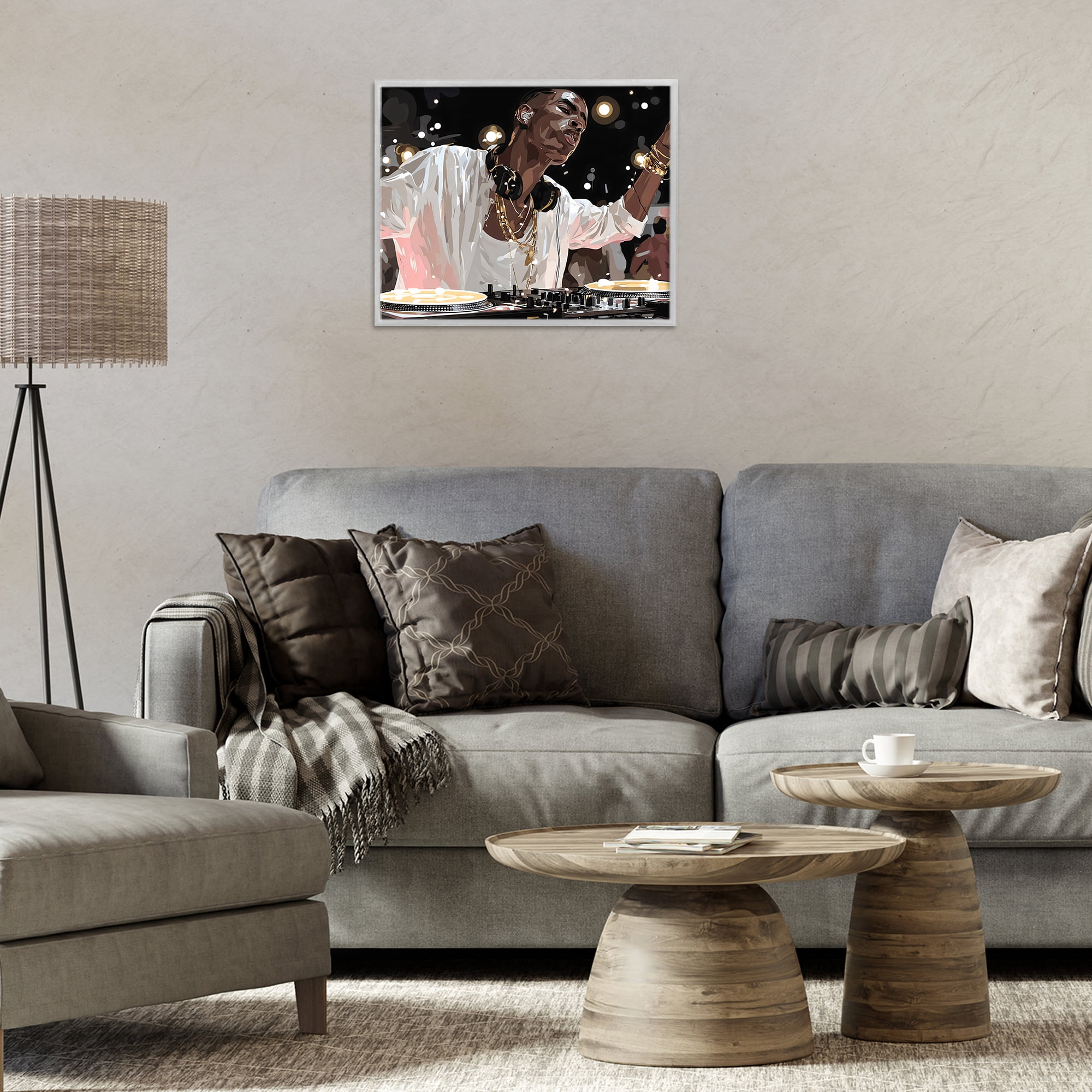 Stupell Industries Music In His Soul Gray Framed Giclee Art, design by Franklyn Gregory