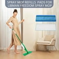 thumbnail image 5 of wileqep 6 Pack Upgraded Spray Mop Refills for Libman Freedom Spray Mop, Washable Microfiber Spray Mop Replacement Head, Reusable Wet Floor Cleaning Mop Pads, 5 of 7