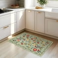 thumbnail image 7 of Pentantan 2'x3' Floral Area Rugs, Machine Washable Rug for Living Room- Soft Indoor Carpet, Low Pile for Bedroom, Dining Room, Playroom, Office, Green, 7 of 7