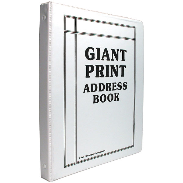 Giant Print Address Book - image 2 of 2