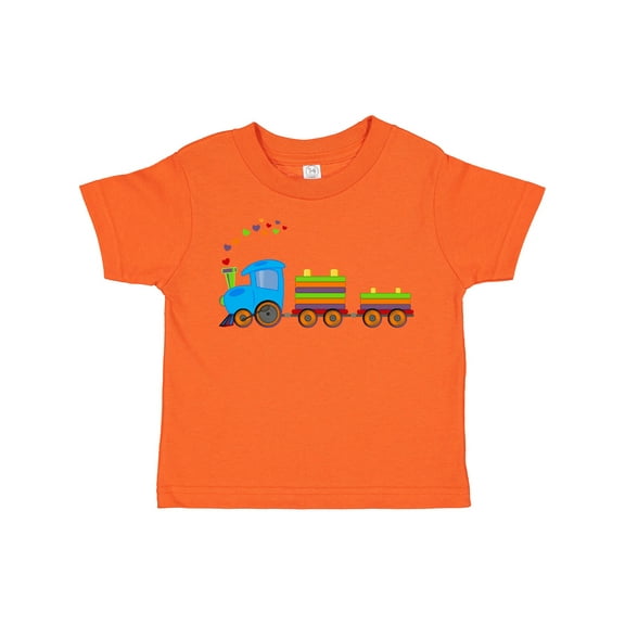 Inktastic Colorful Toy Train Boys or Girls Toddler T-Shirt