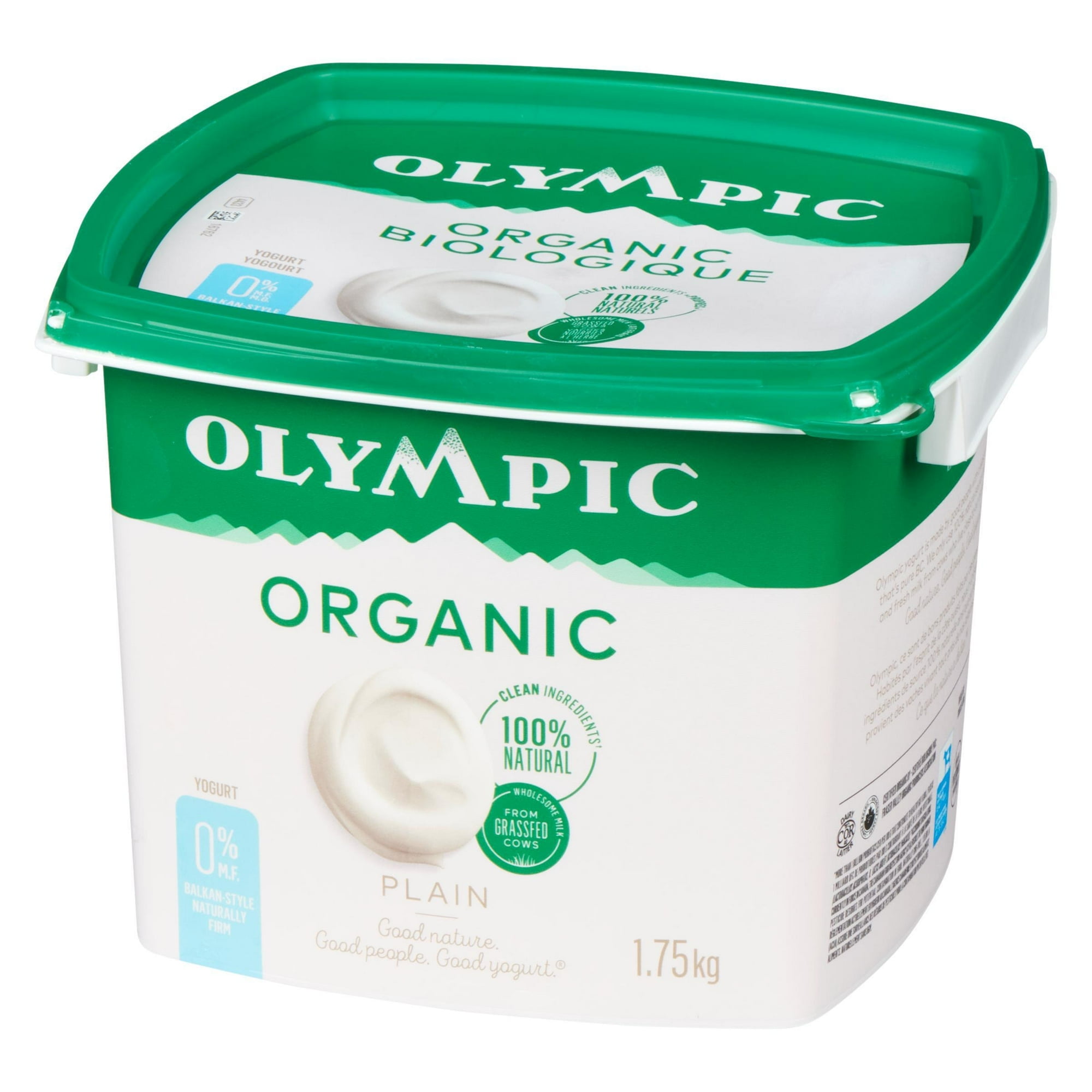 Olympic Yogourt Biologique Nature 0 %, 1