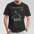 thumbnail image 2 of America Totality 04.08.24 Tee Total Solar Eclipse 2024 Maine Unisex Adult Cotton Astronomy Event Souvenir Graphic Shirt, Size S, Color Black, 2 of 4