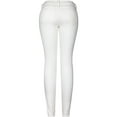 thumbnail image 2 of 2Luver, Women's, Stretchy 5 Pocket Destroyed White Skinny Jeans, White, 17, 2 of 3