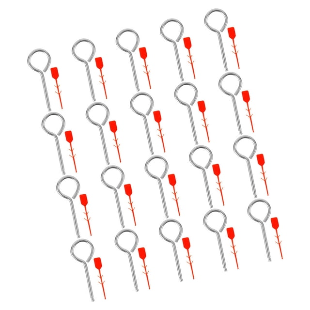 Raindrops 50Sets Fire Extinguisher Replacement Pull Pins and Security Seals Assorted Colors for Maintenance