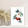 thumbnail image 2 of QISVANSET Cherry Butterfly Branch Canvas Art 15.75x11.81 Inches, 2 of 5