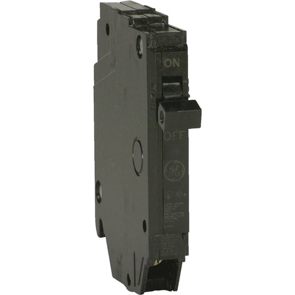 GE THQP115 Circuit Breaker - 15 Amp, 120 V, 1 Pole - Multicolor