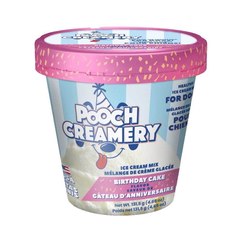 Pooch Cake Basic Starter Pack Plus - Peanut Butter Cake Mix and Birthday Cake Ice Cream Mix