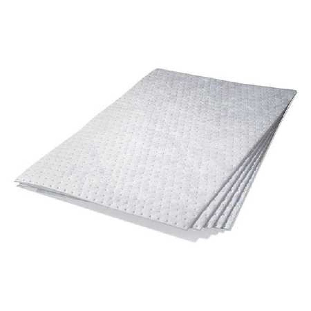 PIG MAT497 Absorbent Mat Pad, Absorbs 2 gal. OilBased Liquids, PK 5
