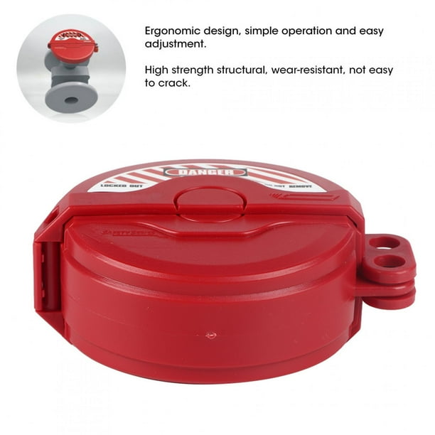 Bloqueo de válvulas de diseño ergonómico de operación simple candado de seguridad plegable tubería de gas peligroso para válvulas de turbina industriales de líquidos