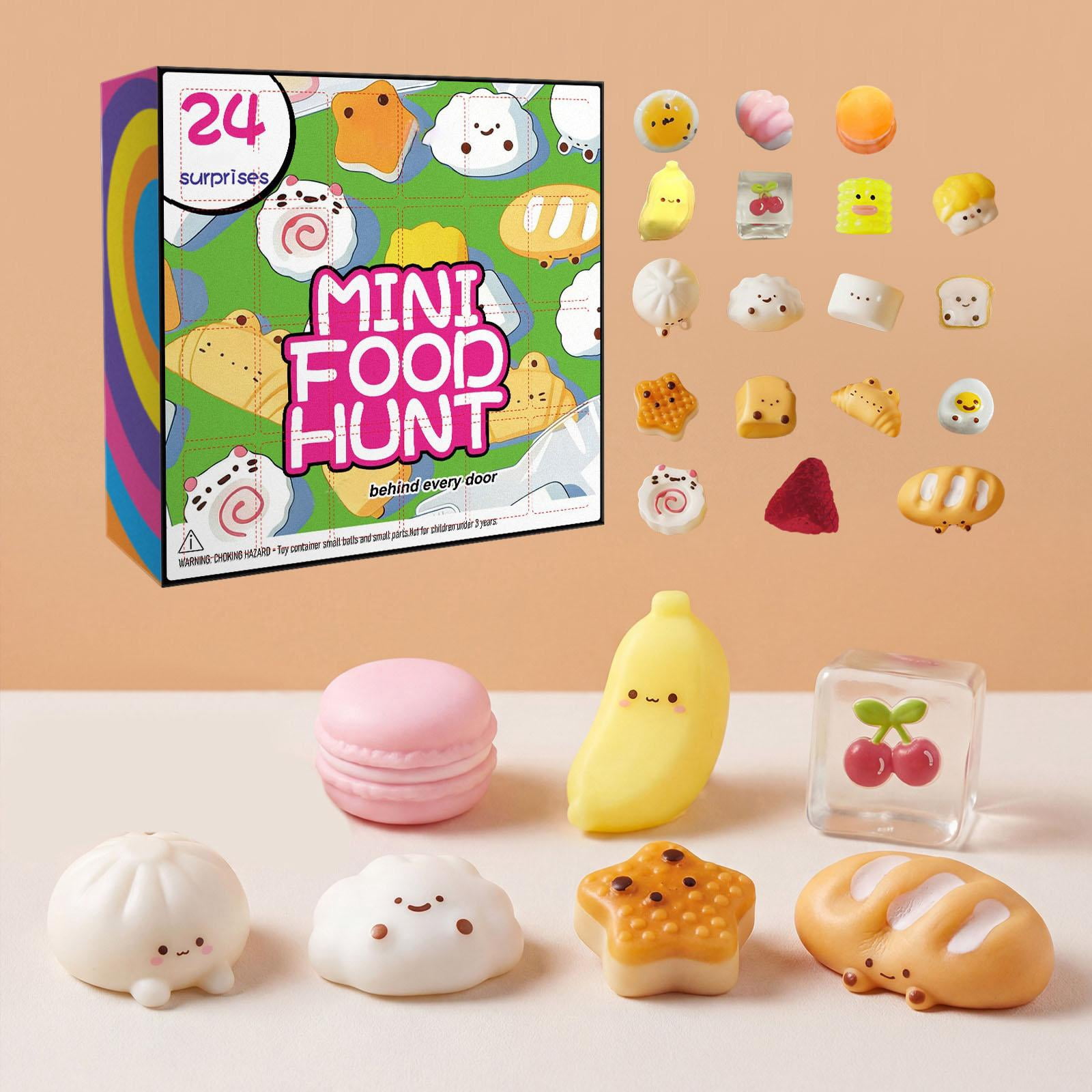 Dumpling Stress Ball, Squeeze Stress Ball, Play for Student Kitchen Set, 1 Blind Box, 24 Assorted Pc, Relaxation Relief Toys, Office School Travel, Kids' Party Favor Sets