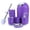 Purple, variant on EECOO 6 Piece Plastic Bathroom Accessory Set