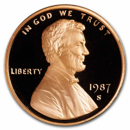 1987-S Lincoln Cent Gem Proof (Red)