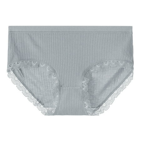 

ABIDE Women Girl Mid-waist Breathable Panty Lace Underwear Briefs Bowknot