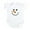 Cloud White, variant on CafePress - Snowman Face Body Suit - Baby Light Bodysuit, Size Newborn - 24 Months