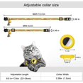 thumbnail image 5 of Silicone Safety Cat Collar With Bell Adjustable Breakaway Kitten,Yellow, 5 of 5