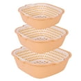 thumbnail image 1 of TIELUTT 6 PCS Kitchen Washing Bowl and Strainer Set Dish Rack over the Dry Dish Rack Mat Kitchen Brush Holder Sinkware Caddy Stainless Steel inside Dish Drying Rack Stainless Steel, 1 of 8