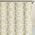 thumbnail image 5 of Echelon Home  Gramercy Shower Curtain Taupe, 5 of 5