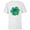White, variant on Disney Lilo & Stitch in Shamrock Happy St Patrick’s Day - Short Sleeve T-Shirt for Kids - Customized-White