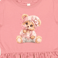 thumbnail image 4 of Inktastic Teddy Bear Cute Girls Toddler Dress, 4 of 5
