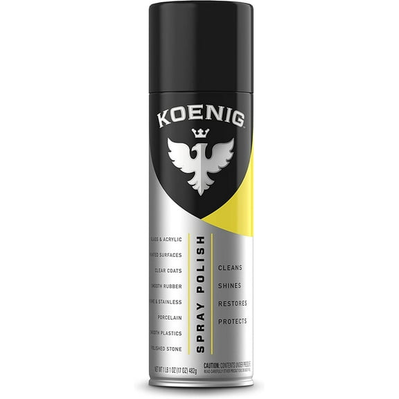 Koenig Spray Polish | Multipurpose Cleaner and Polish | Green-Based Polish Spray | Household Spray Polish and Cleaner | Multipurpose Polish for Home & Auto