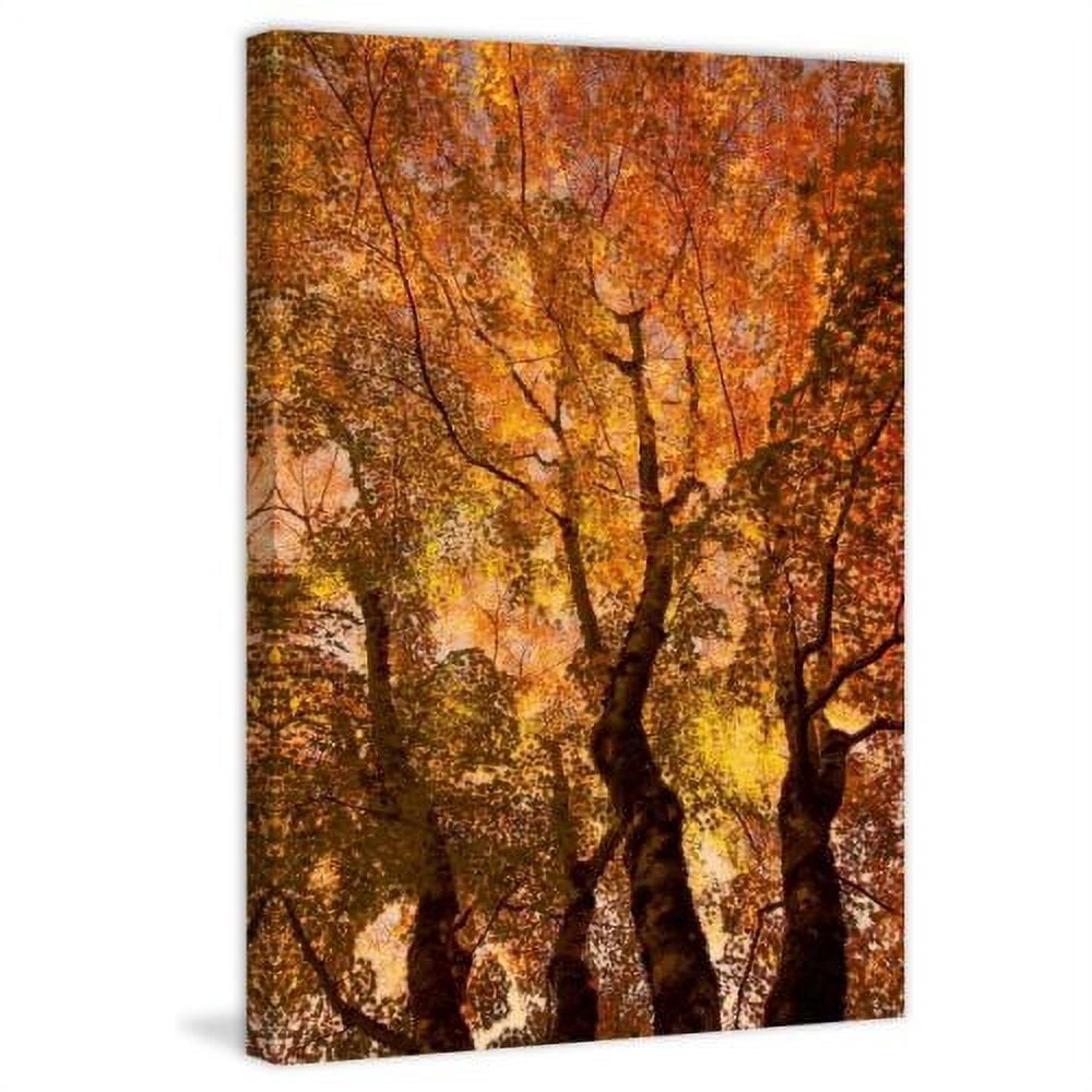 "The Trees Dance" Painting Print on Canvas