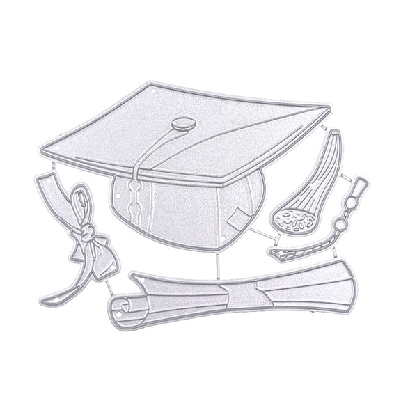 Graduation Cutting Dies Bachelor Hat Metal Die Cut for DIY Cards Making Embossing Paper Scrapbooking Album Decoration