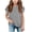 Z2-Grey, variant on Kaprioy Girls T Shirts Girls' T Shirts Wavy Sleeves Summer Crew Neck Short Sleeve Tops Casual Plain T Shirt For Girls