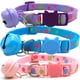thumbnail image 1 of Collares para gatos con campana y bonitos colgantes, paquete de 3 collares de seguridad ajustables para gatos, cachorros y mascotas pequeñas, 1 of 5