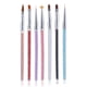 thumbnail image 1 of Nail Liner Drawing Brush Diy Painting Nail Pens Brushes Rhinestones Nylon Hair Acrylic Handle Nail Art Pens 7 Unids Cateissary CE006399-00, 1 of 6