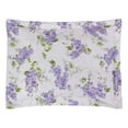 thumbnail image 4 of Laura Ashley Home - Colección Keighley - Juego De Edredón - Ropa De Cama Ligera Reversible 100% Algodón Con Fundas A Juego Prelavadas Para Mayor Suavidad King Lilac, 4 of 9