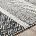 thumbnail image 7 of Mark&Day Area Rugs, 7x9 Bloemberg Modern Gray Area Rug, Black Grey Beige Carpet for Living Room, Bedroom or Kitchen (6'7" x 9'6"), 7 of 7