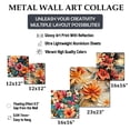 thumbnail image 4 of Designart "Paradise In The Tropics II" Floral Wall Art Set Of 5 - Multicolor Cottage Living Room Metal Art Set, 4 of 6