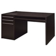 thumbnail image 1 of Stonecroft Furniture Contemporary Wood Connect It Computer Desk in Cappuccino, 1 of 9