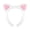 White, variant on Furry Head,Plush and Cute Cat Ears,Soft and Comfortable Fur Headbands for Women,Fuzzy Headband for Face Washing,Makeup,Skincare and Cosplay,White