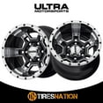 thumbnail image 2 of Ultra 178B 15x10 Rim 6x5.5 6 Lug, Gloss Black Diamond Cut for Mongoose, 2 of 5