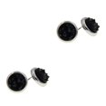 thumbnail image 4 of Jumpingount Pendientes elegantes de moda, accesorios de decoración, pendientes de tuerca brillantes para mujer, adorno de vestir para mujer, regalo de tipo 17 2piezas Jumpingount CBP392257, 4 of 5
