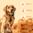 thumbnail image 6 of (4 pack) Pawmate Rawhide Dog Treats, Chicken Wrapped Rawhide Donuts, Long Lasting Chews for Medium Large Dogs, 4 Count, 6 of 11
