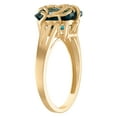 thumbnail image 2 of 10k gold london blue topaz medusa ring, 2 of 2