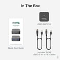 thumbnail image 3 of Plugable USB3-SWITCH2 USB Switch USB Type B, External, 1 USB Port, 1 USB 3.0 Port, PC, Mac, Linux, 3 of 6