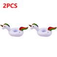thumbnail image 1 of 1-5pc Inflatable Cup Holder Flamingo Drink Holder Swimming Float Bathing Pool Toy Party Decoration Bar Coasters Pool Accessories 2 PCS, 1 of 6
